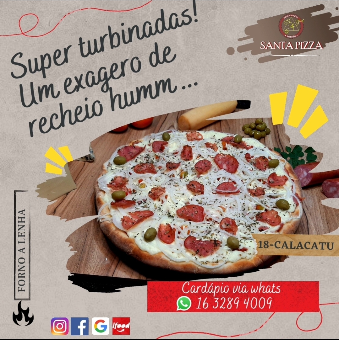 Menu Santa Pizza Ribeirão-7